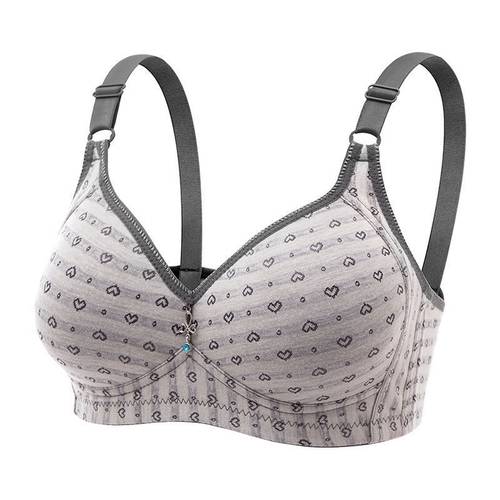 轻薄款防下垂侧收副乳上托文胸罩无钢圈聚拢舒适透气妈妈内衣女士