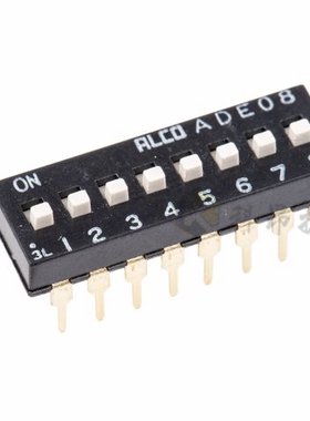 ADE0804 TE 拨码开关 DIP 滑动执行器 24v直流 直插全新原装