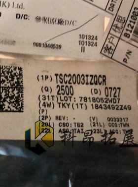 TSC2003IZQCR BGA 触摸屏控制器IC 全新原装 BOM配单 拍前咨询