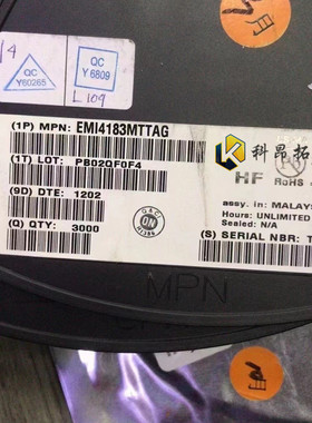 EMI4183MTTAG WDFN16 丝印4TX 滤波器 二极管 全新原装 BOM配单