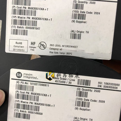 MAX3051EKA+T SOT23 丝印AEKF 接收器芯片 全新原装 BOM配单