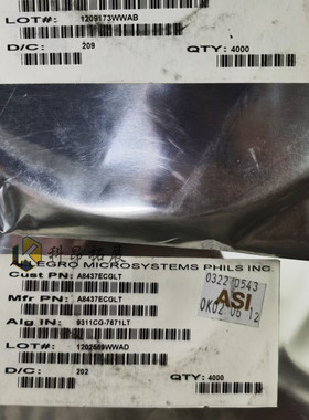 A8437ECGLT WLCSP-12 37 闪光充电器芯片 电源驱动器 全新原装