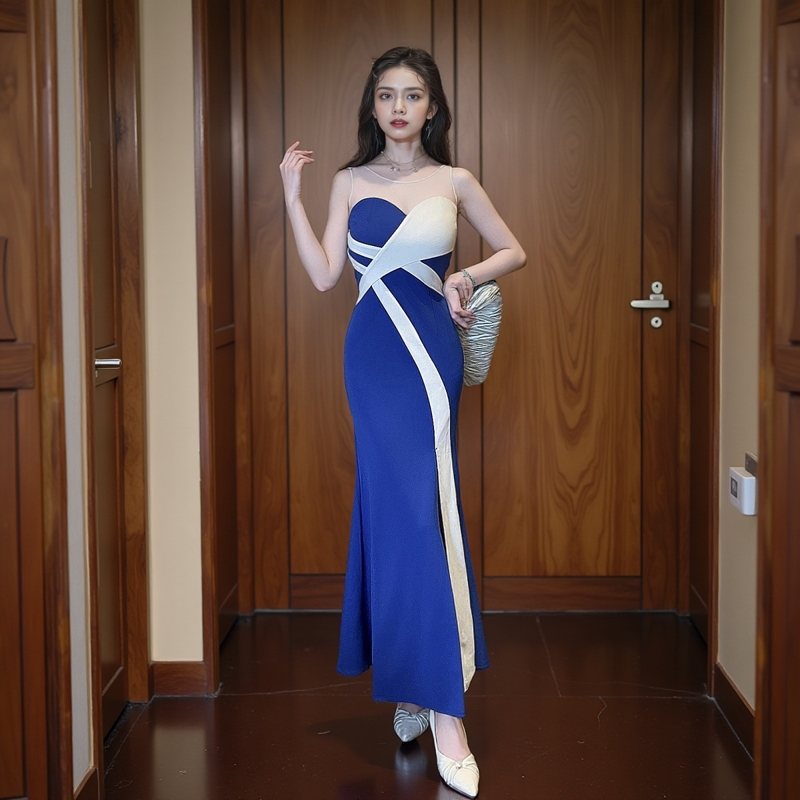 夜场K歌足浴技师工衣长裙