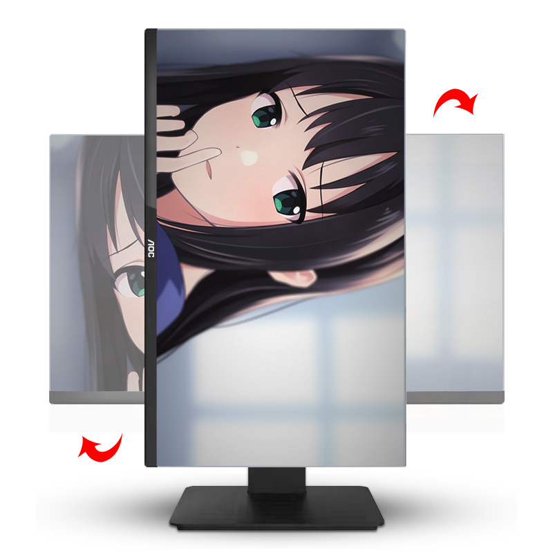 27英寸AOC/冠捷品牌23.8英寸 937一体机电脑升降旋转壁挂i3i5台式全套迷你教学办公家用一体式广告游戏型电脑