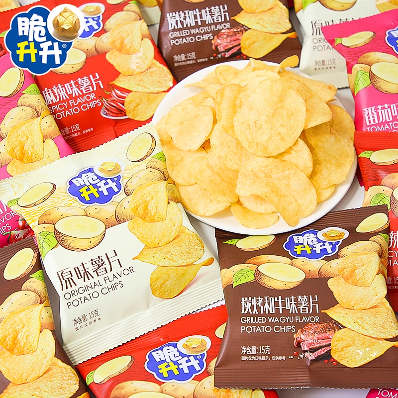 脆升升薯片经典原味麻辣土豆片