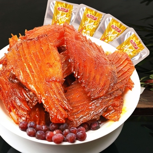 好照头黄金渔翅鱼翅鱼刺香辣鱼排湖南特产好兆头12g爆辣即食零食