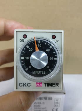 松菱电机CKC 旋钮指针式时间继电器 AH3-3 多规格可选