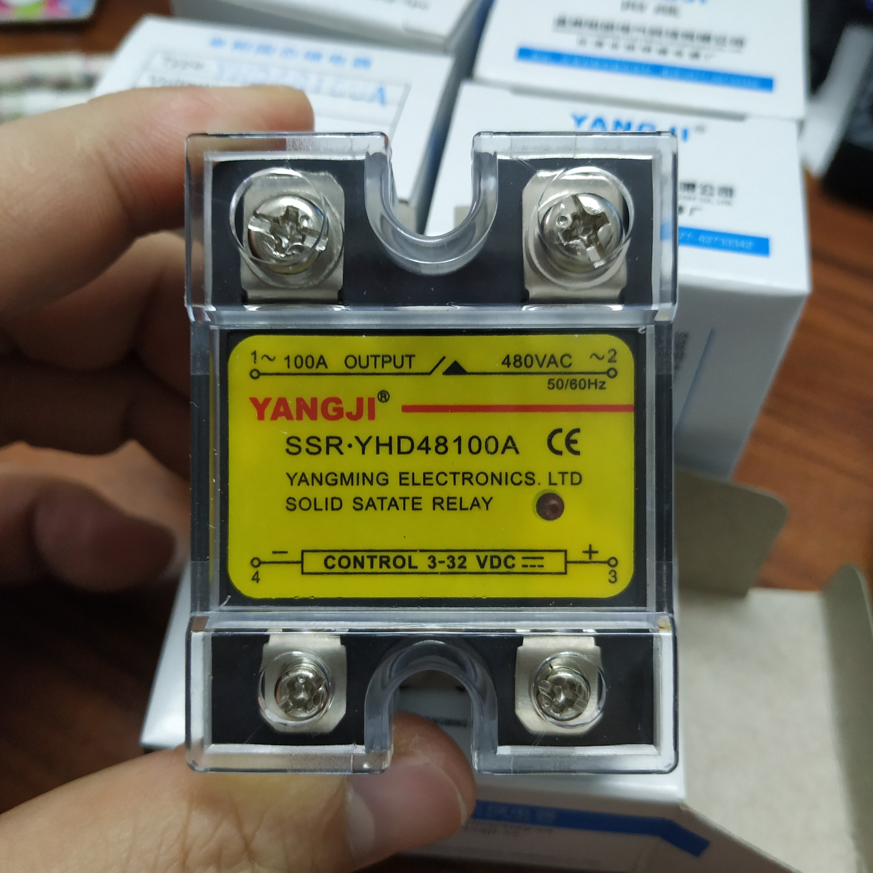特)阳继YANGJI 单相交流固态继电器 YHD48100A (480V/100A)