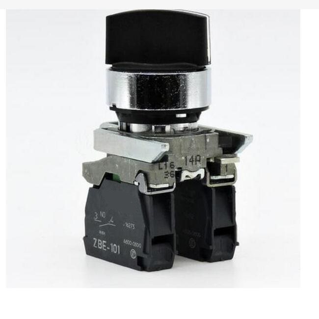 永前LA128EA金属按钮开关三档选择旋钮开关 XBEA4-BD33