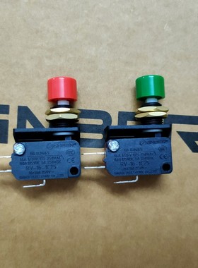 冈本电子GNBER 面板安装按钮型微动开关 RVAQ 带帽按键