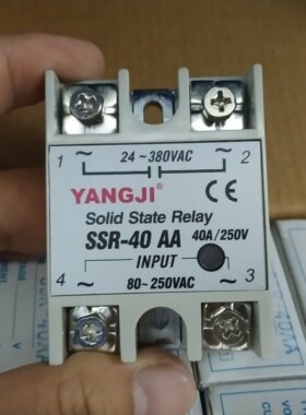 阳继FOTEK 单相交流固态继电器 SSR-40AA (40A/380V)