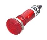 平面信号灯塑料壳直径10指示灯 XD10-1  24V/220V 红色绿色