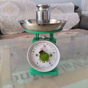 正品仁和盘秤机械秤5kg刻度秤小型商用食物秤指针秤