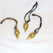 尼泊尔转经论吊坠 纯铜小海螺 配件小挂坠