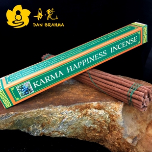 不丹皇室藏香KARMA HAPPYNESS INCENSE手工粗线香1盒正品包邮