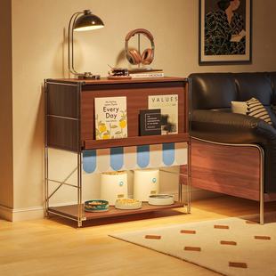 猫咪食堂置物架猫砂盆碗上方宠物用品收纳架猫爬架猫别墅人宠家具