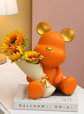 速发熊客厅开关插花摆件电视酒柜家居好物卧室装玄品饰业乔迁礼物