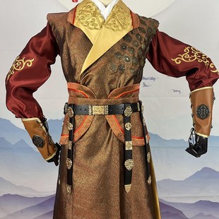 速发巡游将军盔甲古代帅甲胄战袍影视古装 甲甲金巡铠半色城兵
