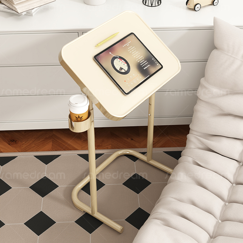 速发沙发方床小茶几家用简约方桌边几可移动升降几边桌简易置物小