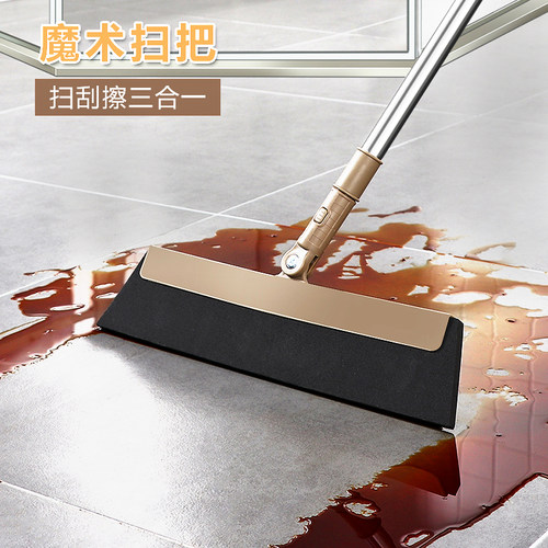 速发用室魔术扫把刮水拖把拖地神器家旋卫生间浴转厕所扫帚地板刮
