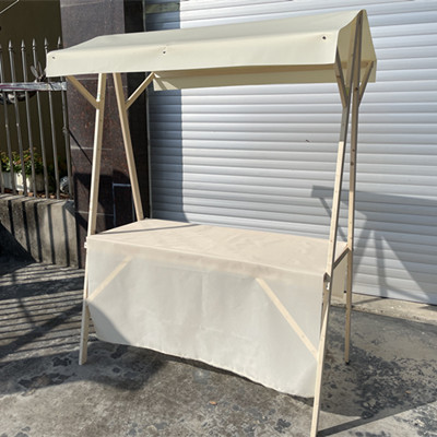 白松木折叠摆摊集市摊位售卖车