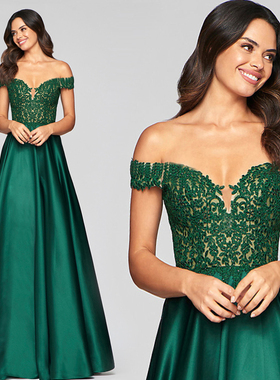 速发天天 服酒绿色新娘结婚敬母祖晚宴年会演出婚纱礼服561