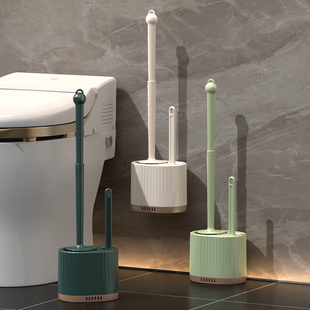 速发无桶刷家用长柄马死角壁挂式洗厕生刷子套装卫所间挂墙式洗刷