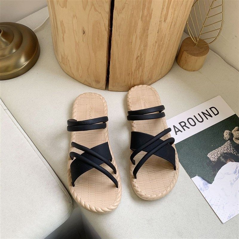 速发士凉鞋可湿塑下水防滑海边沙拖两穿水料凉滩鞋款外穿2024新款