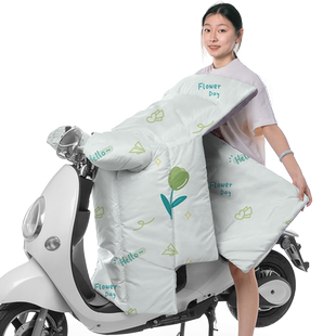 电动车挡风被冬季加绒加厚冬天电瓶摩托电车2025新款防水风秋冬款