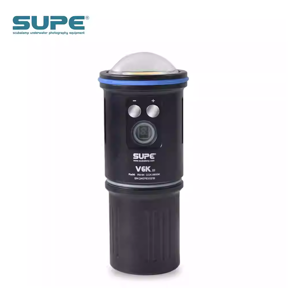 Scubalamp  SUPE V6K V3潜水摄影补光灯 12000流明