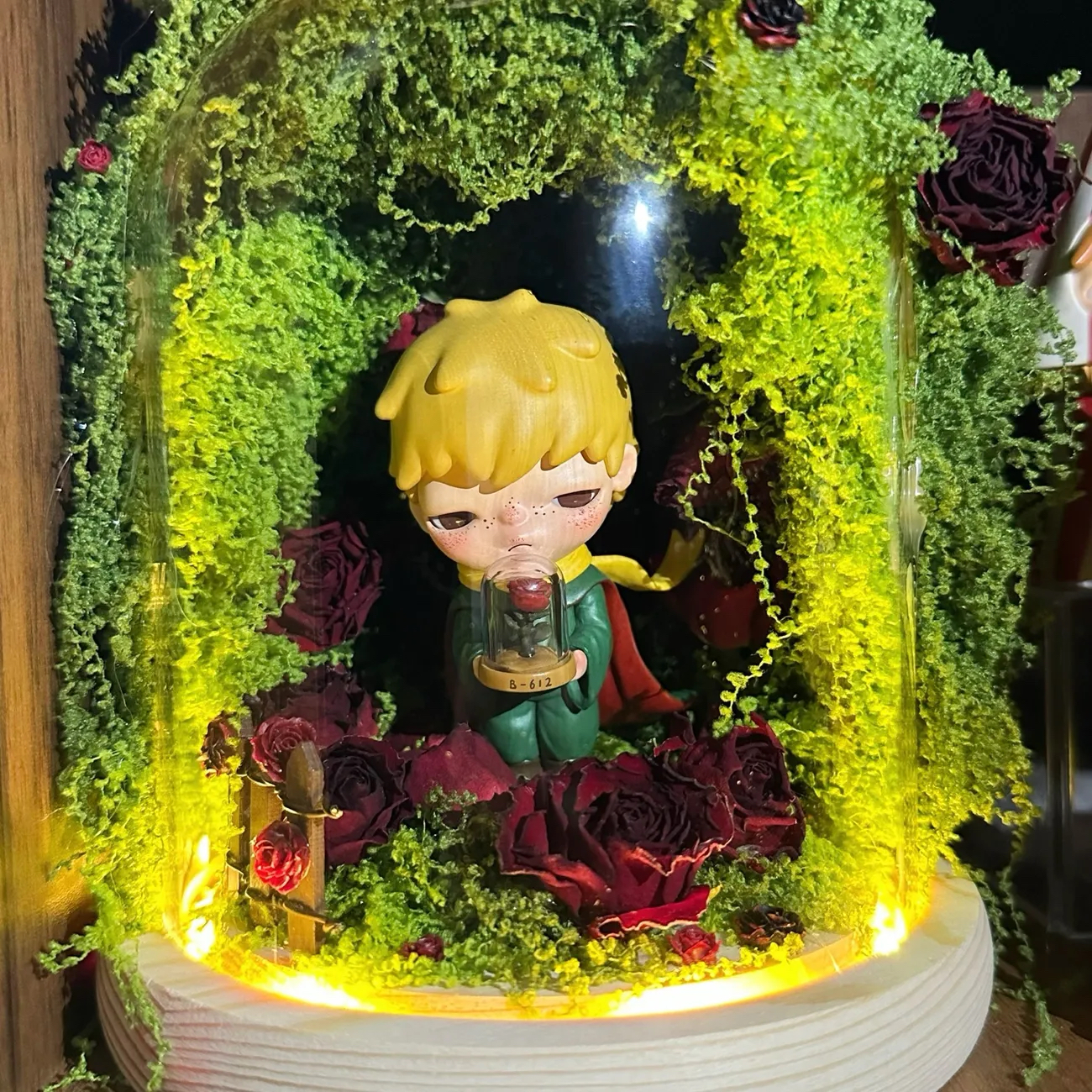 拉布布搪胶绝美展示盒氛围感神器