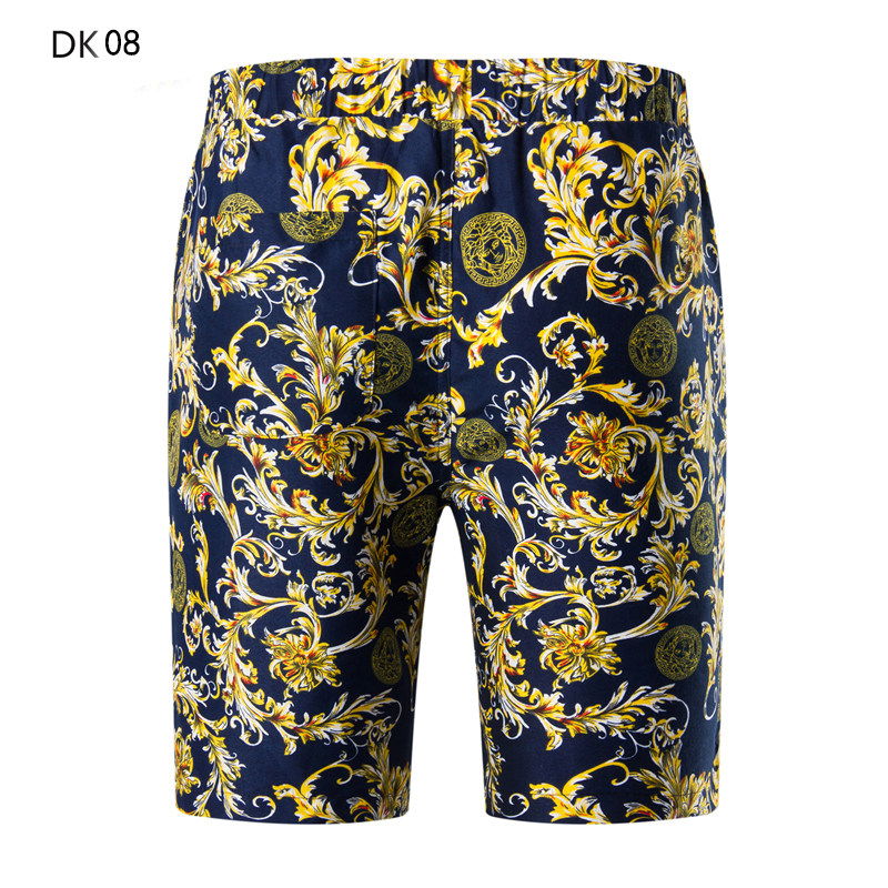 1508-DK08-P20新款沙滩裤印花青年修身大花夏短裤宽松大码五分裤,男装牛仔裤,星座1508-1