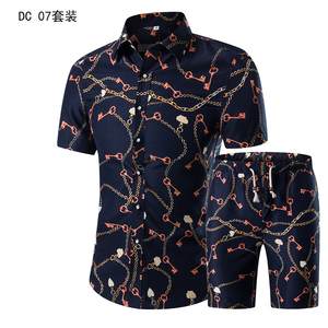 1508-套装合集-P40外贸大码短袖衬衫备货四季有货男夏新款衬衣图片