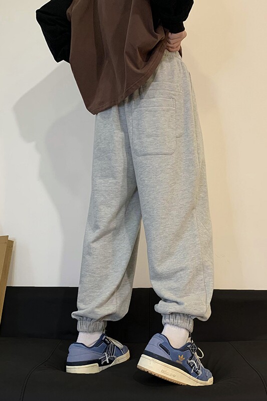 B335-A466-P55控685050聚酯纤维日系宽松束脚休闲卫裤4,男装休闲裤,电商B335