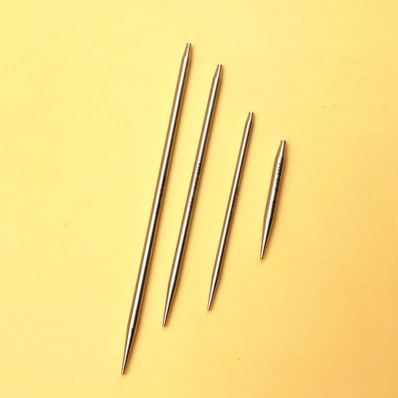小小针号旋转绳可拆环形针 316不锈钢手工编织长短毛衣针身片袖子