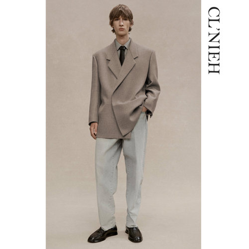 CLNIEH| 静奢老钱风日本进口面料宾霸里布廓型立裁“人生西服”