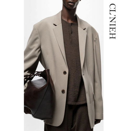 CLNIEH |静奢ROW风Eligio 全羊毛面料 宾霸里布廓型休闲西服外套