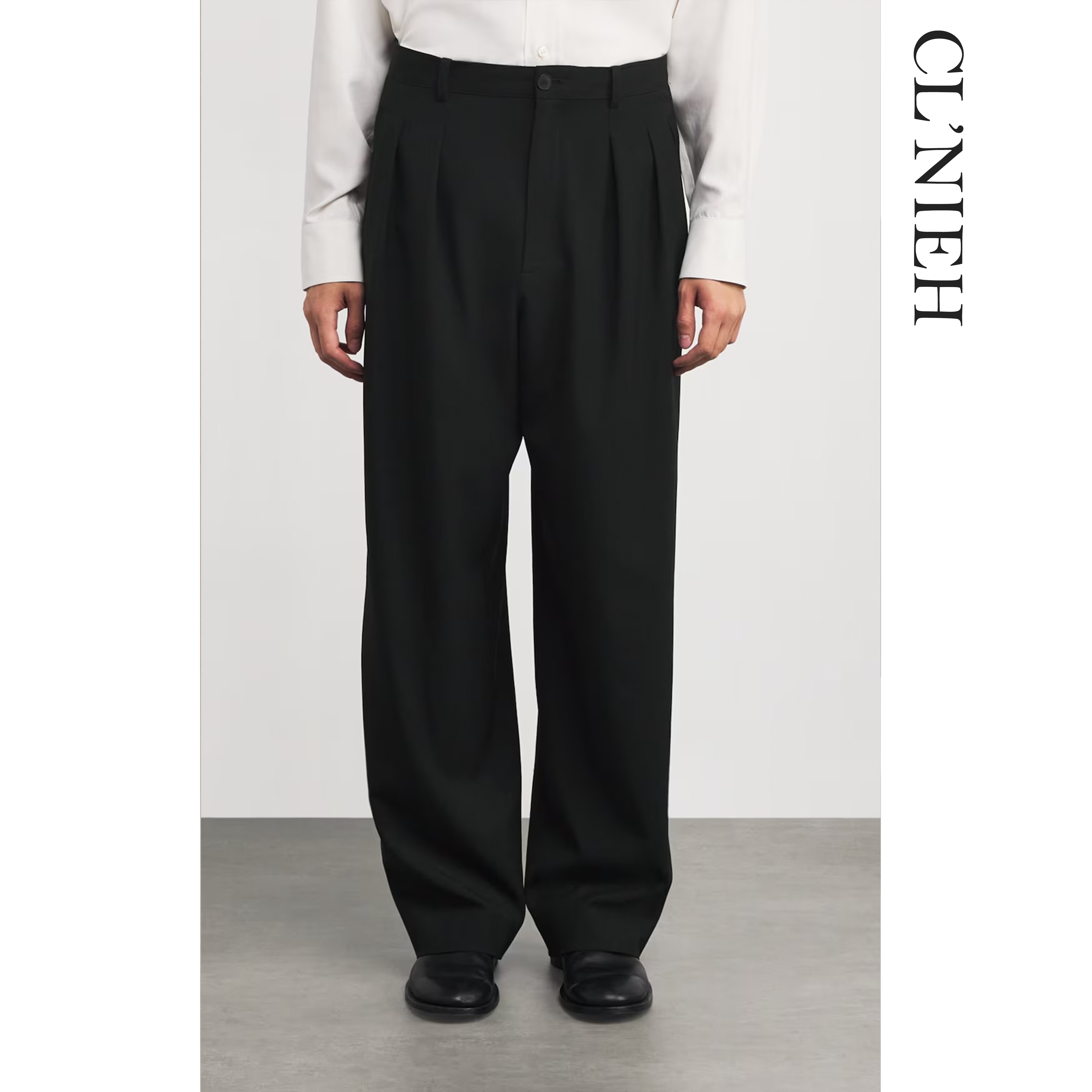 CLNIEH |静奢ROW风650G意大利进口VBC全羊毛面料CORLEY双色西裤