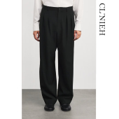 CLNIEH 静奢ROW风650G意大利进口VBC全羊毛面料CORLEY双色西裤