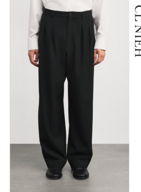 CLNIEH |静奢ROW风650G意大利进口VBC全羊毛面料CORLEY双色西裤