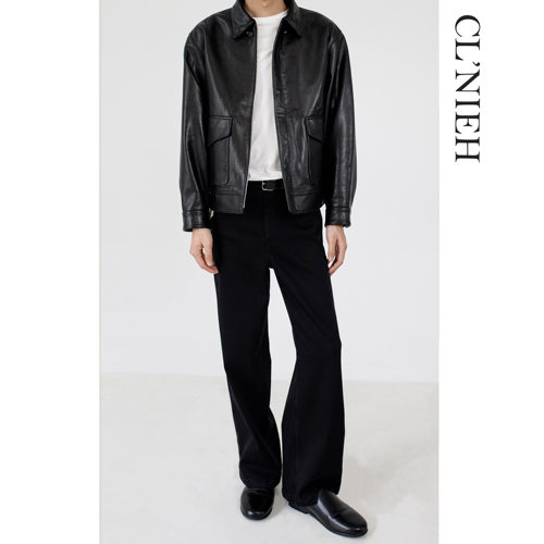 CLNIEH | 土耳其成品进口头层轻涂植鞣羊皮改良版A2廓型夹克