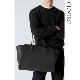 CLNIEH | 经典ROW风Marlo 澳洲进口牛皮革 大荔枝纹单肩手提包