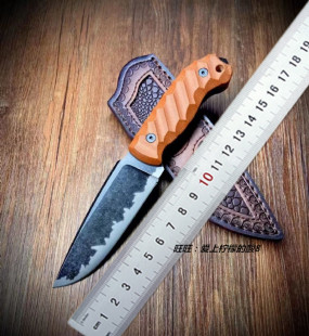 美国传奇刀匠Daniel Winkler丹尼尔温克勒ABS刀匠协会MS级锻直刀