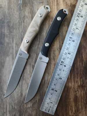 高阶外贸版克里斯里夫 因约尼直刀 山特维克12C27M钢刀具