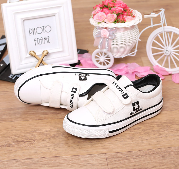 Chaussures enfants en toile suture de voiture pour printemps - semelle tendon - Ref 1040449 Image 5