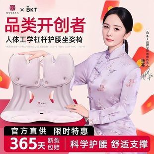 bkt护腰坐垫腰部支撑靠垫工位久坐神器人体工学护腰坐姿椅腰靠垫