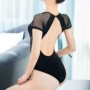 Đồ lót gợi cảm băng lụa siêu mỏng trong suốt ngã ba cao Xiêm quần áo Xiêm dây bikini bó sát nữ thư viện nước Nhật Bản - Một mảnh áo gen bụng định hình