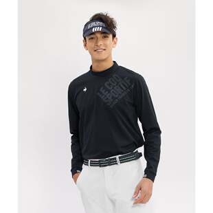 日本26春夏Le Coq公鸡乐卡克男士高尔夫服装舒适修身弹力吸汗长袖