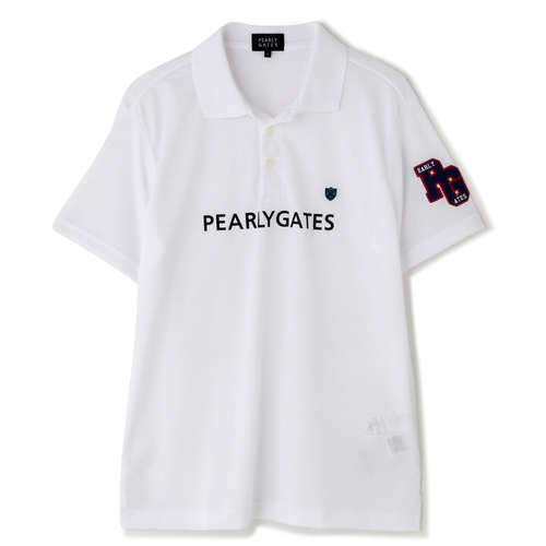 日本26春夏款PEARLY GATES男士高尔夫服装凉感网眼修身短袖POLO衫