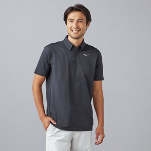 日本26春夏款美津浓男士高尔夫服装凉感时尚经典修身吸汗速干短袖